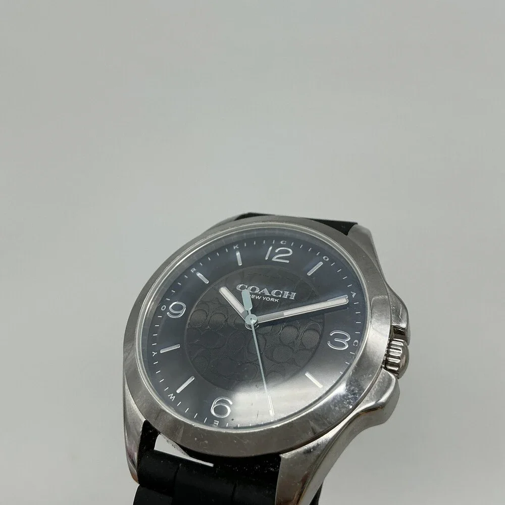 Coach Libby Womens Watch 39mm Black Dial Logo Dial New Battery